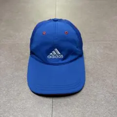 Adidas アディダス　キャップ　帽子　cap ランニング　青　赤