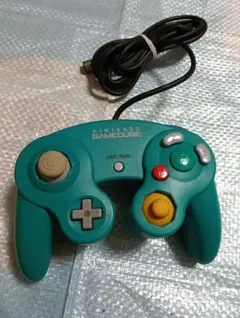 動作未確認　ゲームキューブ コントローラー　 エメラルドブルー 任天堂純正