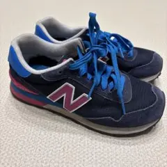 New Balance ネイビー/ピンク スニーカー23センチ