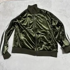retock's ベロア トラックジャケット オリーブ