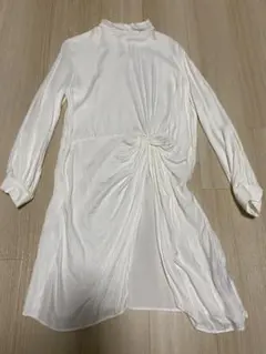 ZARA ワンピース　アシンメトリー　xs