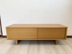 3/24まで限定値下げ）廃盤）無印良品　テレビ台　オーク材 無印良品 MUJI ステンレスユニットシェルフ テレビ台 オーク材