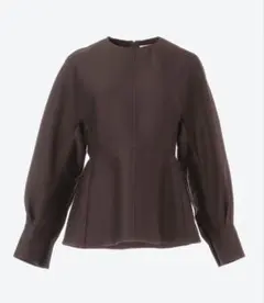 ebure エブール ダブルクロス ロングスリーブ プルオーバー シャツ 38 