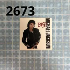 防水ステッカー　No.2673 マイケルジャクソン Bad アルバム