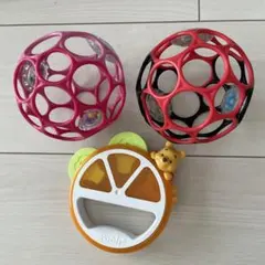 【まとめ売り】プーさんタンバリン/ミッキーミニーオーボール ベビーおもちゃ