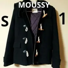 MOUSSY 黒 ダッフルコート サイズ1　レディース　ブラックのサムネイル