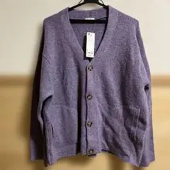 GU ブラッシュドヤーンカーディガン Lサイズ