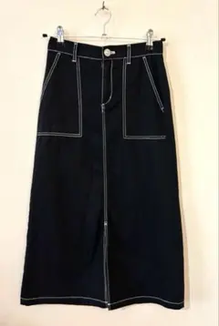 ブラック　ロングスカート　Mサイズ　レディース　スカート