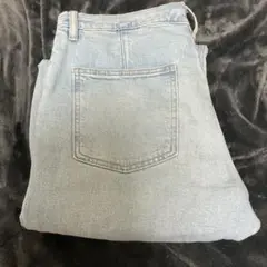 ライトブルー ストレートレッグデニムUNIQLO