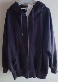 ダークグレー Lサイズ パーカー　大きいサイズ　新品