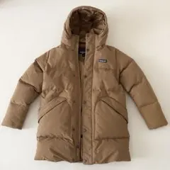 【定価3.3万】パタゴニア ダウンドリフトパーカ キッズL ベージュ