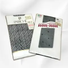 Y2K ストッキング 2つセット 網タイツ ドット