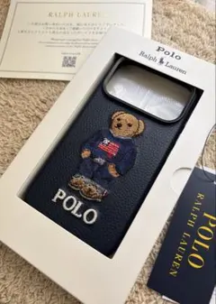 POLO RALPH LAUREN ベア 本革iPhone 17proケース