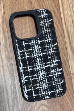 iPhone 15Pro 用 ツイードケース スマホケース