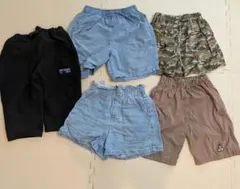 子供　ハーフパンツ　半ズボン 5点セット 120cm OUTDOOR　GU