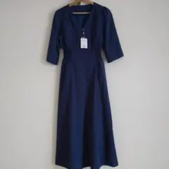 ロングワンピース 半袖
