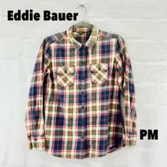 ☆W0123S☆ Eddie Bauer シャツ チェック柄
