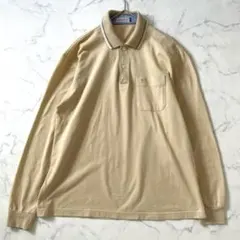SIMPLE LIFE 長袖ポロシャツ メンズ L ベージュ レナウンのサムネイル