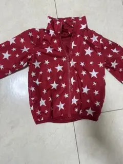 赤い星柄アウター 95cm