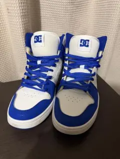 DC SHOES ハイカットスニーカー ブルー ホワイトのサムネイル