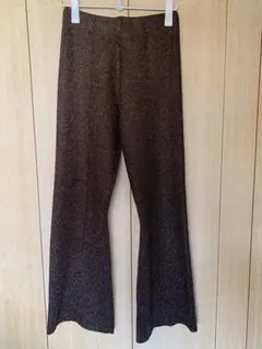 4 AMERI グリッターフレアパンツ　M