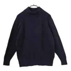 niko and... ミックスカラー　ハイネック　ニット　L