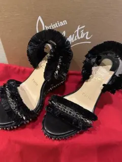 Christian Louboutin フリンジサンダル 36