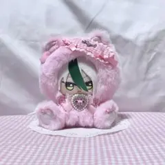 ハンドメイド 着ぐるみ おすわりぬい服 推し活 桃色 d479