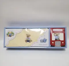 [未使用]「WEDGWOOD　ロンドンベア♡フェイスタオル&ミニテリー　セット」