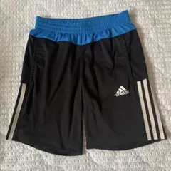 【美品】adidas ハーフパンツ 黒 150cm