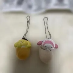サンリオ おくるみベイビーマスコットみっくす！　マイメロディ　ポムポムプリン
