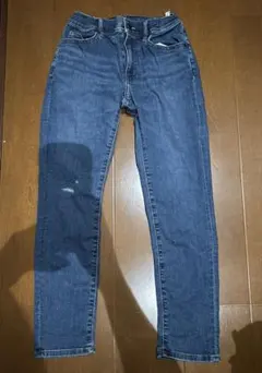 UNIQLO kids 140 デニム　ダメージ加工