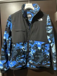 The North Face デナリジャケット　青・黒迷彩　S