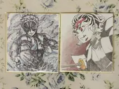 AJ2026 劇場版「鬼滅の刃」無限城編 第一章 猗窩座再来 複製ミニ色紙