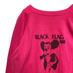 BOXF バンド スウェット 古着 ピンク セディショナリーズ ブラックフラッグ