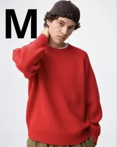 c*s様 GU アゼクルーネックセーター RED Mサイズ