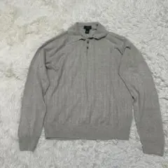 ✨ DOCKERS ドッカーズ　ハーフボタン　ニット長袖トップス　ポロシャツ