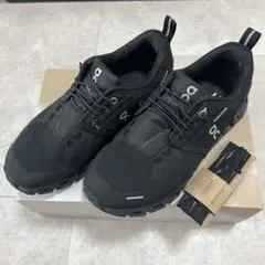 【美品】on cloud5 waterproof 24 38 黒 ブラック
