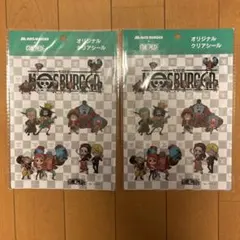 モスバーガー x ワンピース オリジナルクリアシール 2枚セット