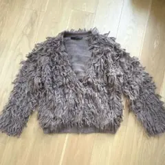 ミスティウーマン　フリンジ カーディガン