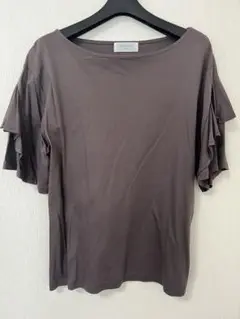 OPAQUE.CLIP オペークドットクリップ　ブラウン　カットソー　Tシャツ