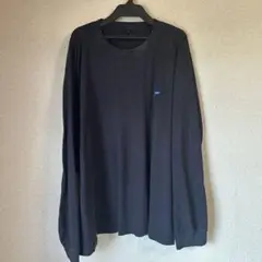 ブラック LL 長袖カットソー