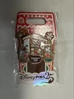 カリフォルニアディズニー　ジンジャーブレッドピン　限定　クリスマス　2025