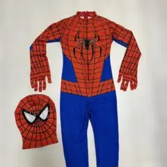 スパイダーマン コスチューム マスク付き　フリーサイズ