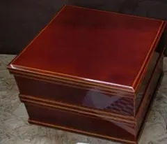 飛騨高山伝統工芸品春慶塗　木製　二段