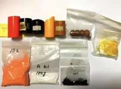 色ガラス　吹きガラス材料　ギャファ等