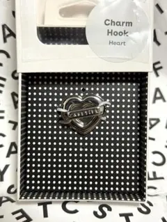 ケースティファイ casetify ハート チャーム フック シルバー