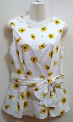 ケイトスペードニューヨーク デイジーブラウス ノースリーブペプラムブラウス