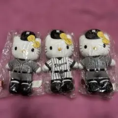 阪神タイガース　ハローキティ ぬいぐるみ　平和堂タグ付