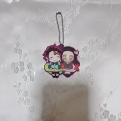 鬼滅の刃 竈門炭治郎&竈門禰豆子 キャラばんちょうこう ラバーストラップ